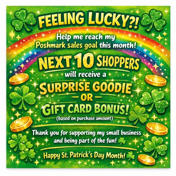 Other - UPDATE GOAL HAS BEEN ACCOMPLISHED- FREE GIFT - 4 the Month of St. Patrick's Day